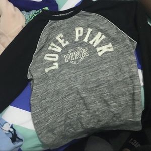 Sweat shirt from PINK. It’s in fair shape.